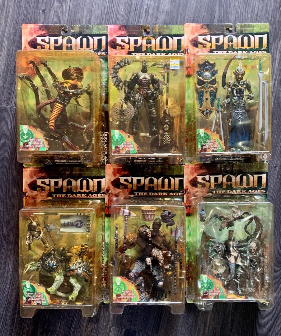 Mcfarlane Spawn Series 14 Dark Ages rare variant full set