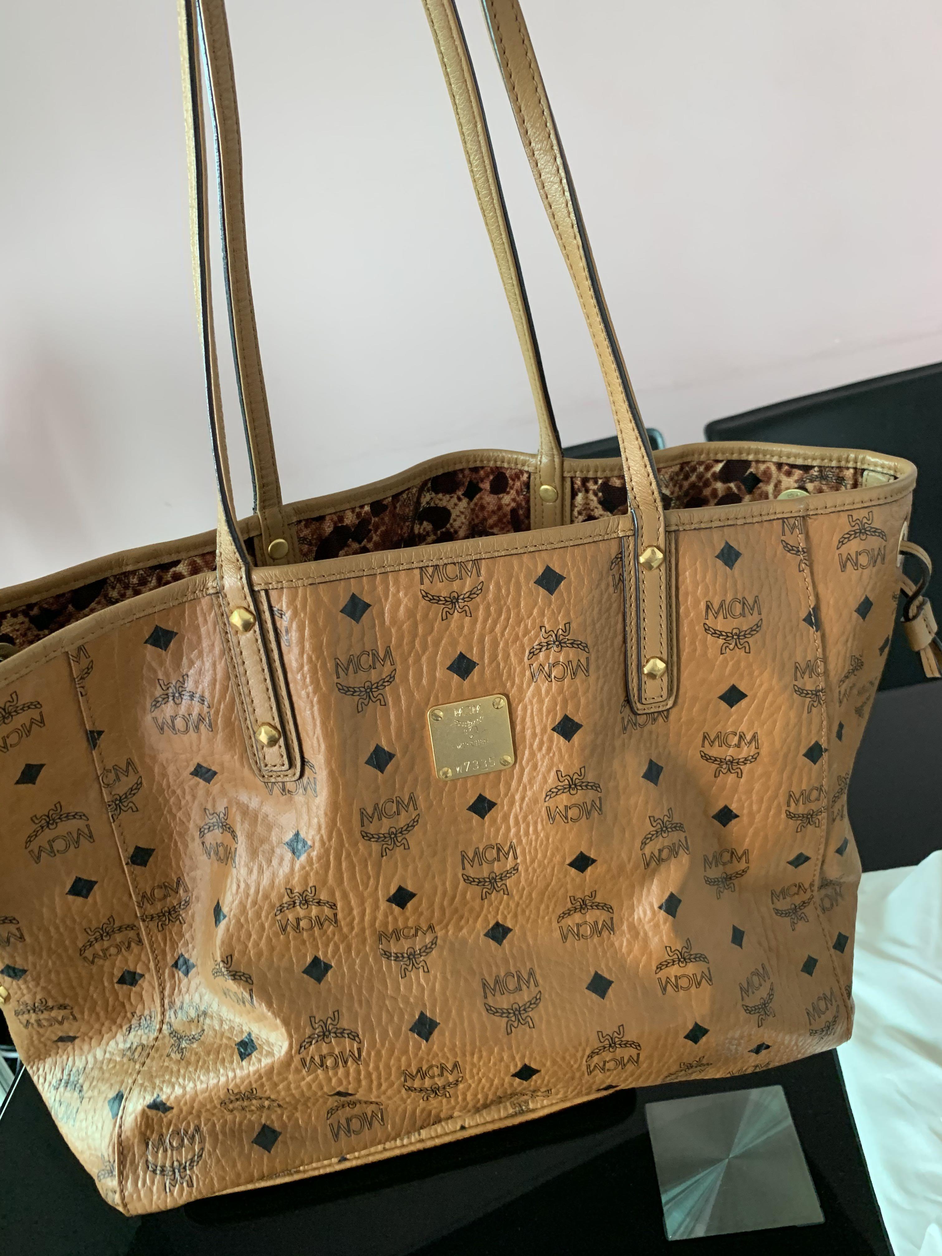 Mcm shopper tote on sale