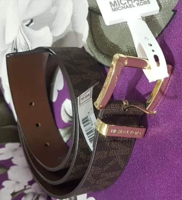 Michael kors belt womens purple
