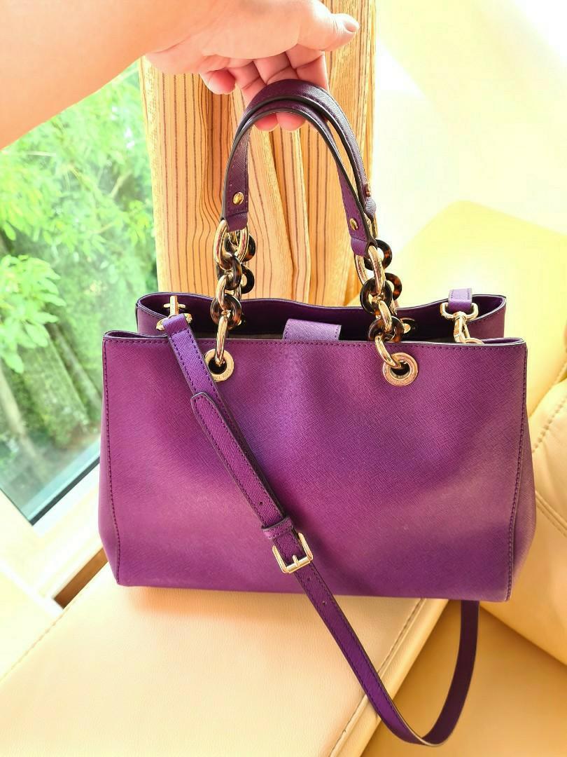 light purple michael kors purse