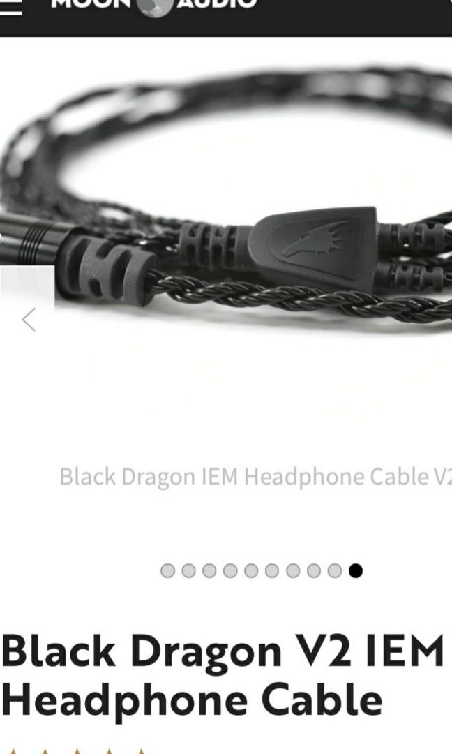 Moon audio Black Dragon for JH 4 pin 4.4mm頭, 音響器材, 可攜式音響