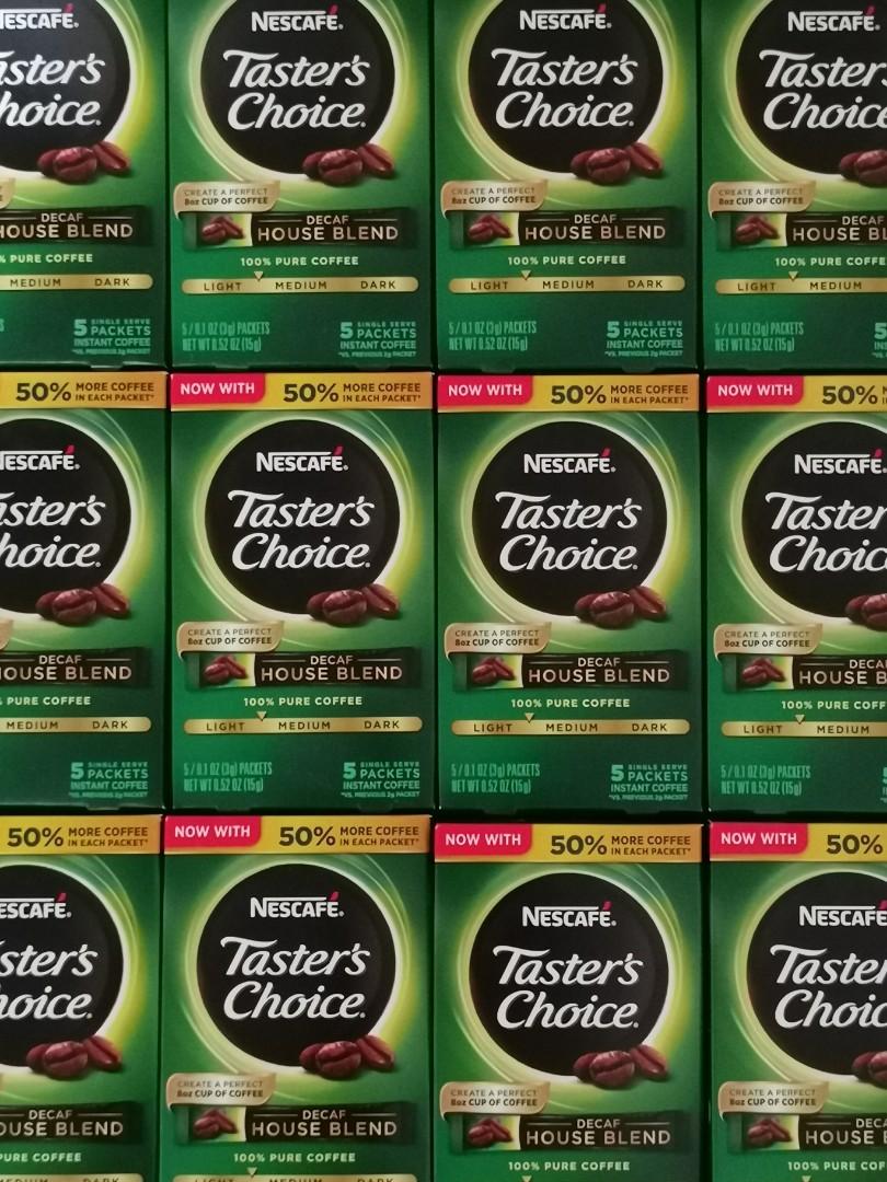 Nescafe Taster S Choice Decaf House Blend Instant Coffee Food Drinks Beverages On Carousell Nescafe Taster S Choice Decaf House Blend Instant Coffee Food Drinks Beverages On Carousell