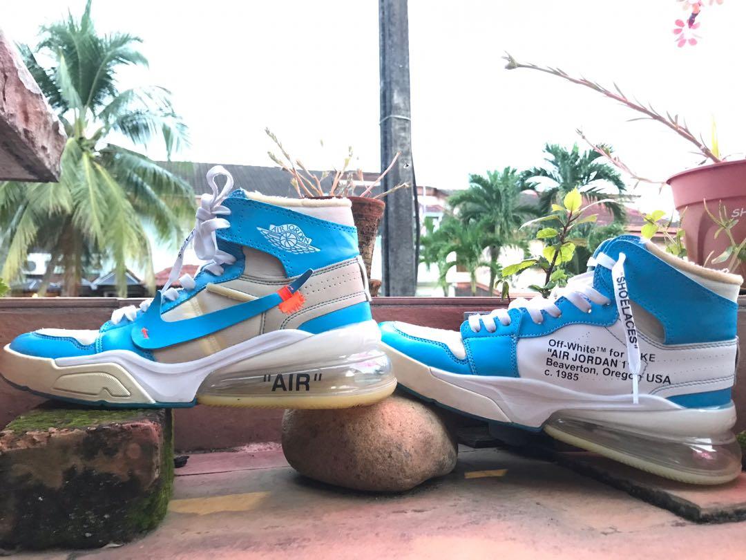 Nike air force 270 x off white x air jordan 1 unc outlet