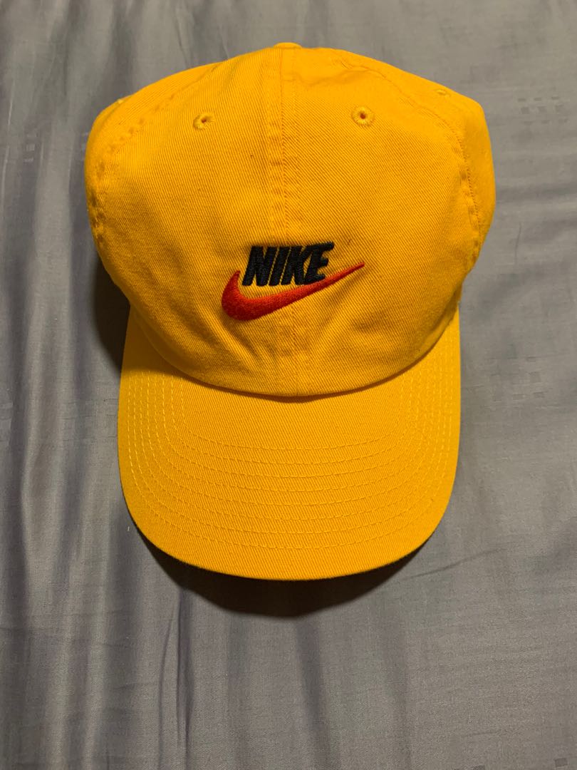 Nike Yellow Cap, Men's Fashion 
