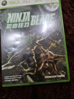 Xbox 360 Ninja Blade Disc Only Toys Games Video Gaming Video Games On Carousell
