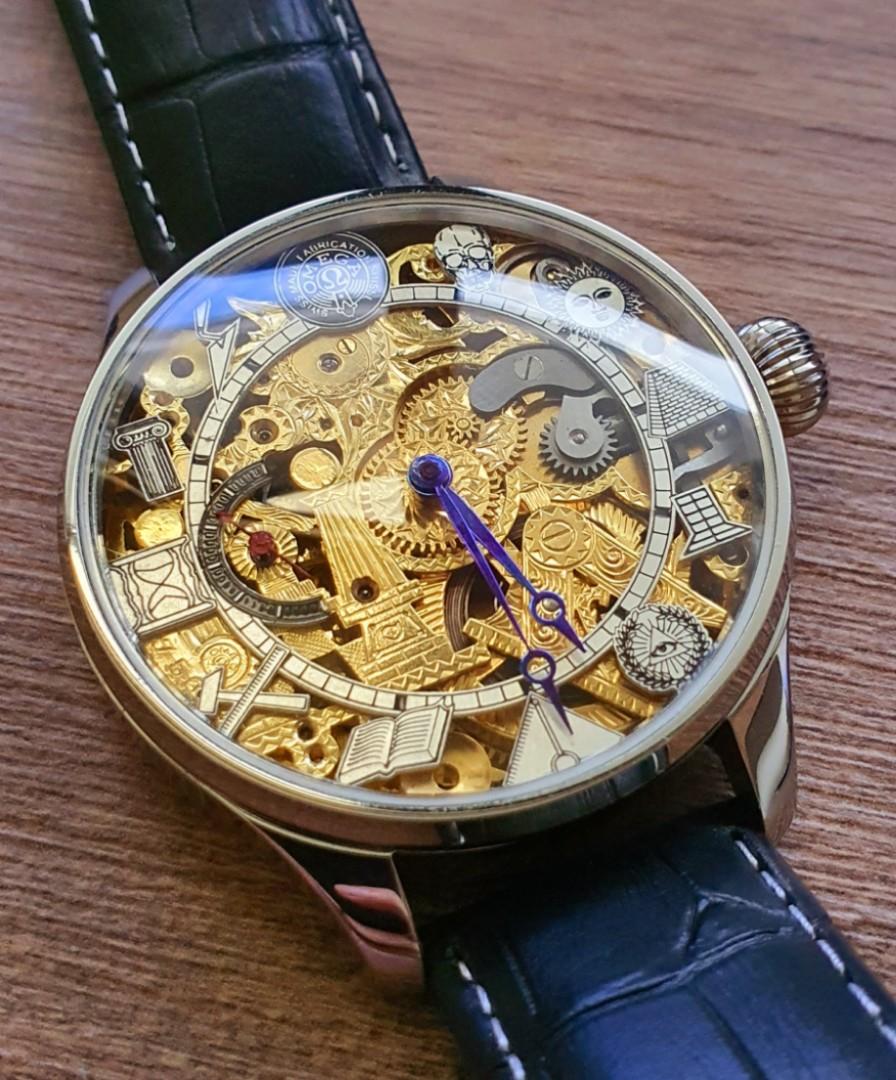 Omega Freemasonry Skeleton 1906