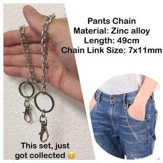 Pants Chain (Hip Hop Hipster Unisex Pants / Wallet Chain) [C-041020; uncle anthony] FOR MORE PANTS / WALLET CHAINS, GO HERE: 👉 http://sg.carousell.com/p/274090907