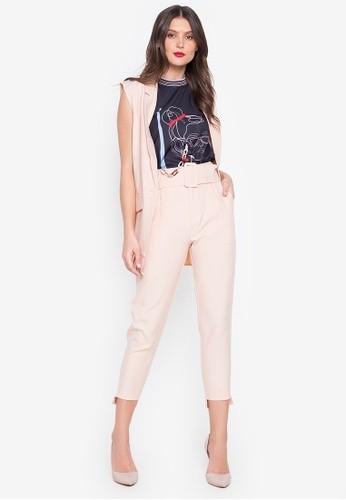 Plains and prints pants, Women's 