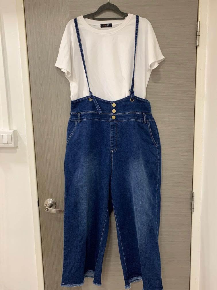 plus jean jumpsuit