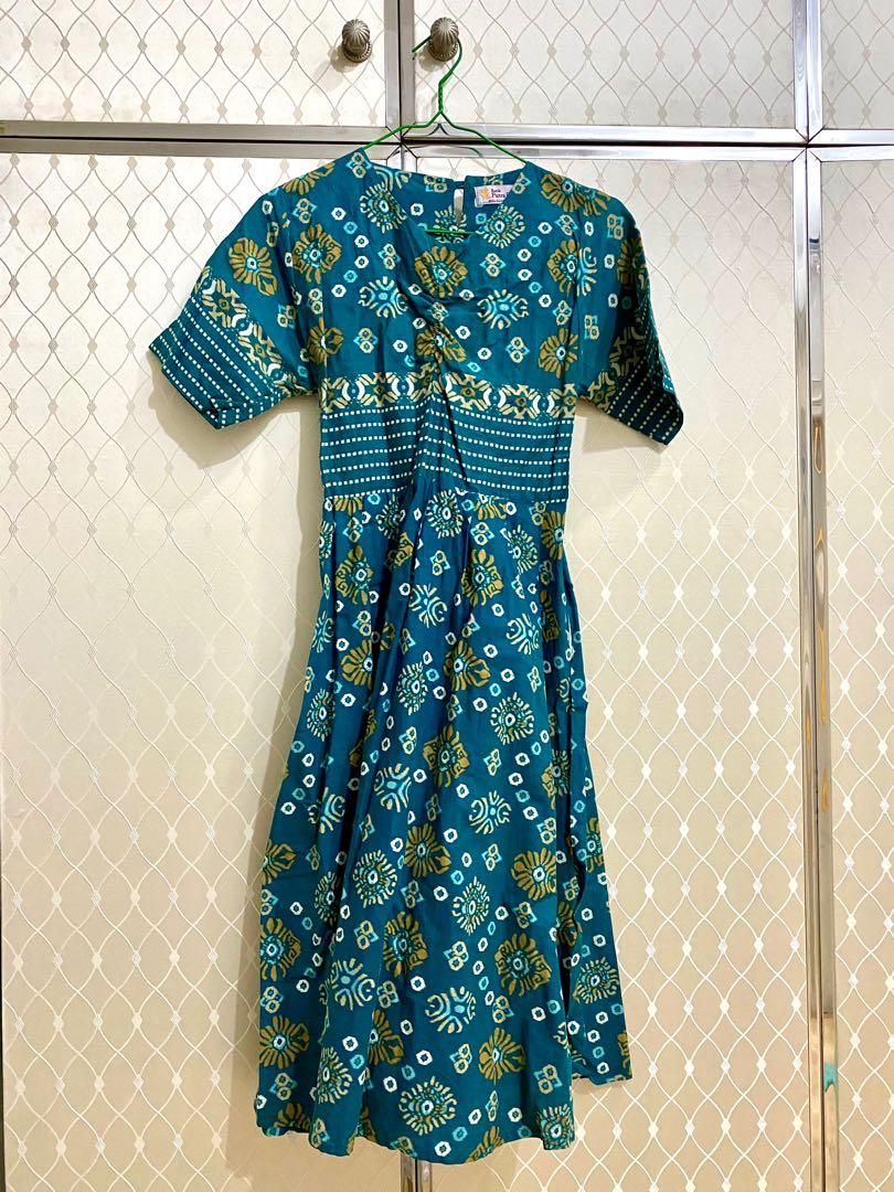 Preloved Green Batik Dress By Batik Putra Bengawan International M Fesyen Wanita Pakaian Wanita Gaun Rok Di Carousell