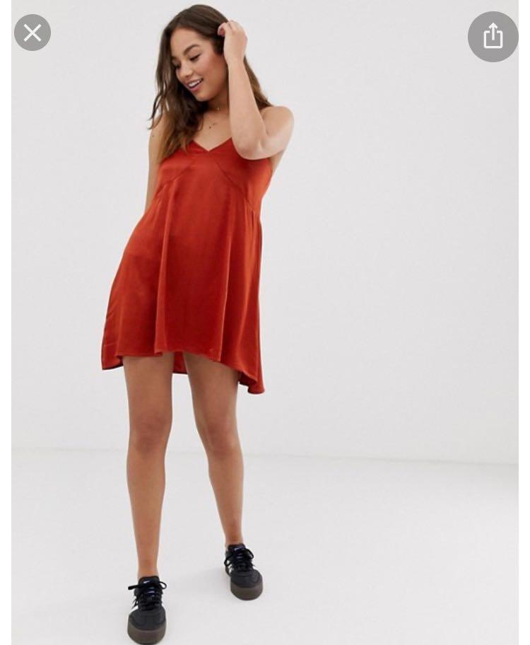 Pull and bear slip dress new arrivals