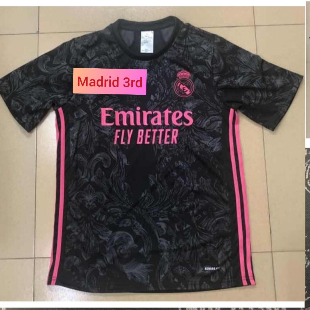 Real Madrid 3rd Jersey 20 21 Sports Sports Apparel On Carousell