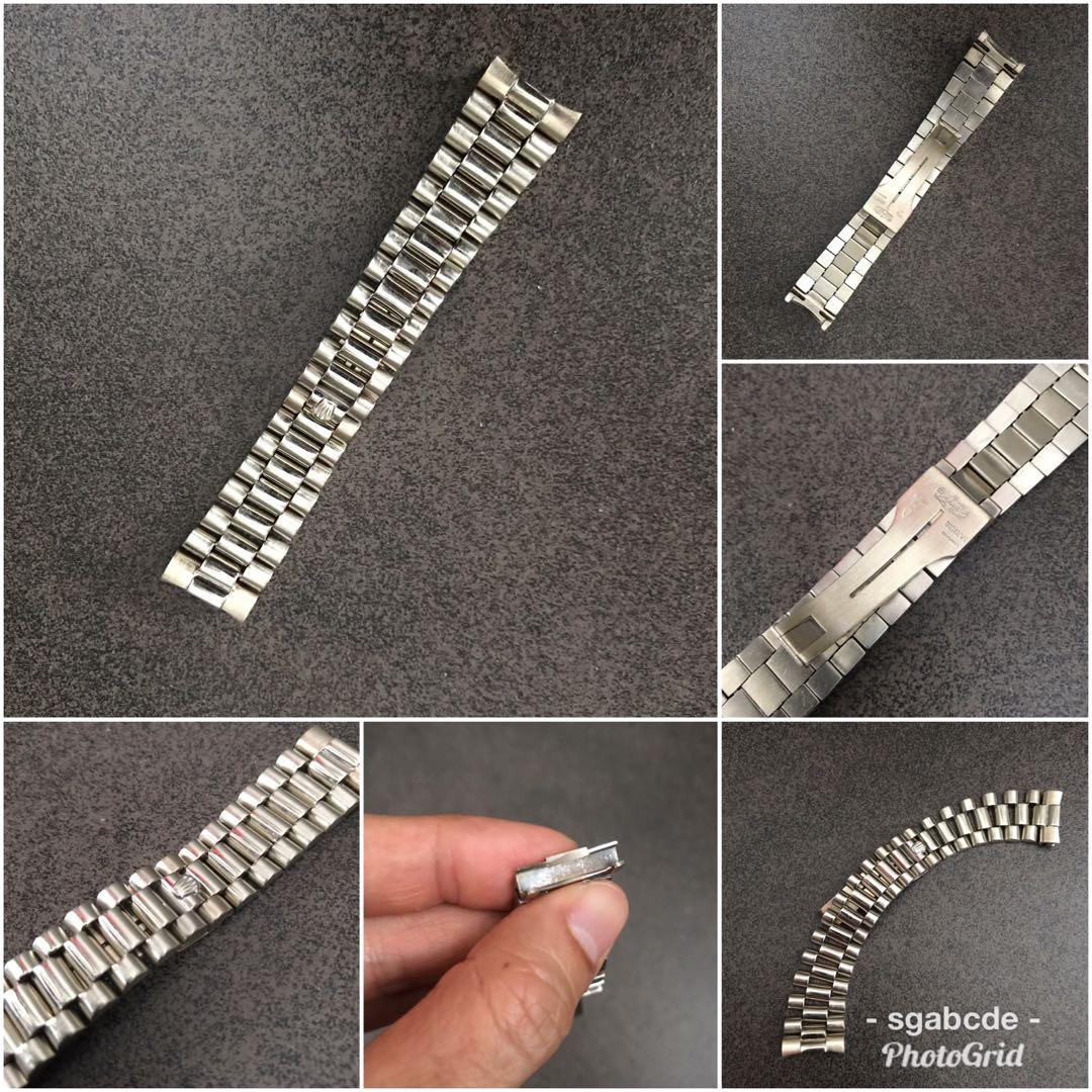 Rolex white store gold bracelet