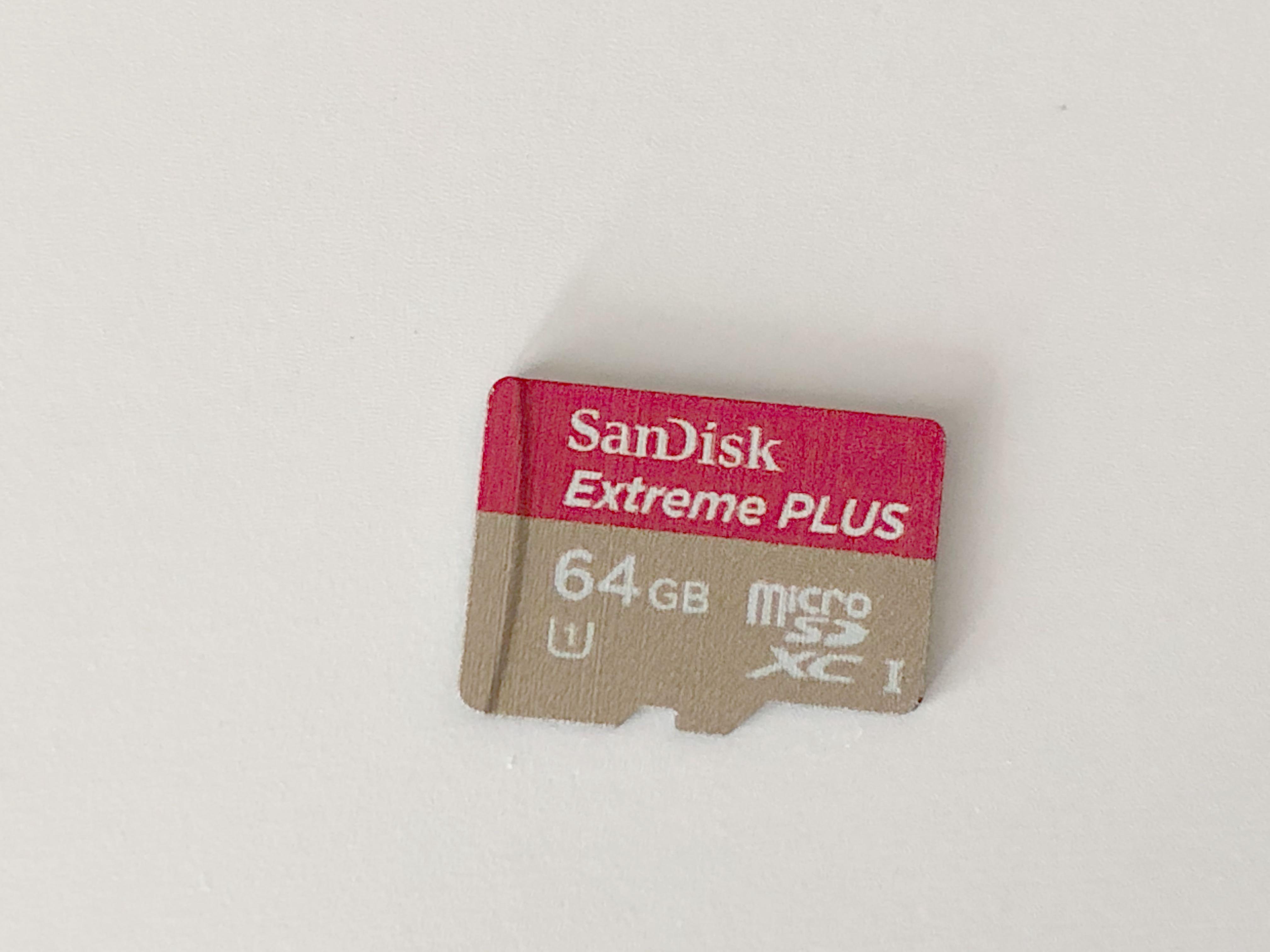 SanDisk Extreme PLUS 64GB microSDXC Card Photography Video