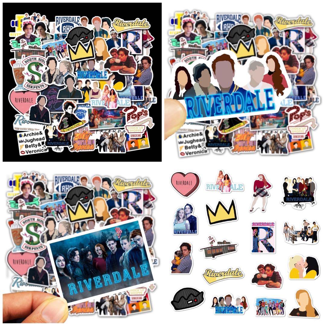 Sg Instock Riverdale Stickers 50pcs Set Tv Shows Mixed Luggage Laptop Skateboard Doodle Stickers Design Craft Others On Carousell