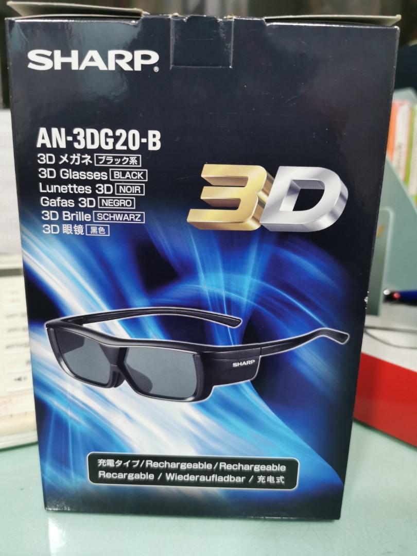 SHARP 3Dメガネ 『AN-3DG10』×3個set - その他