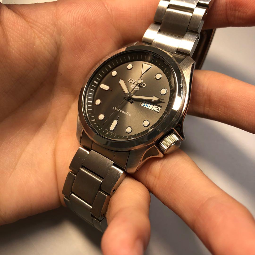 Seiko 5 best sale bezel less