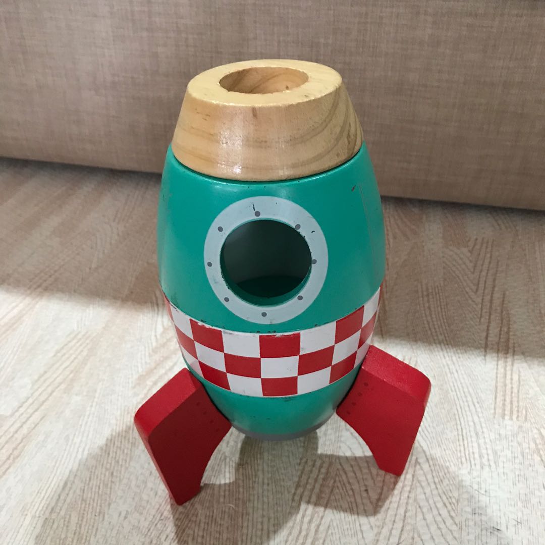 Kmart store wooden rocket