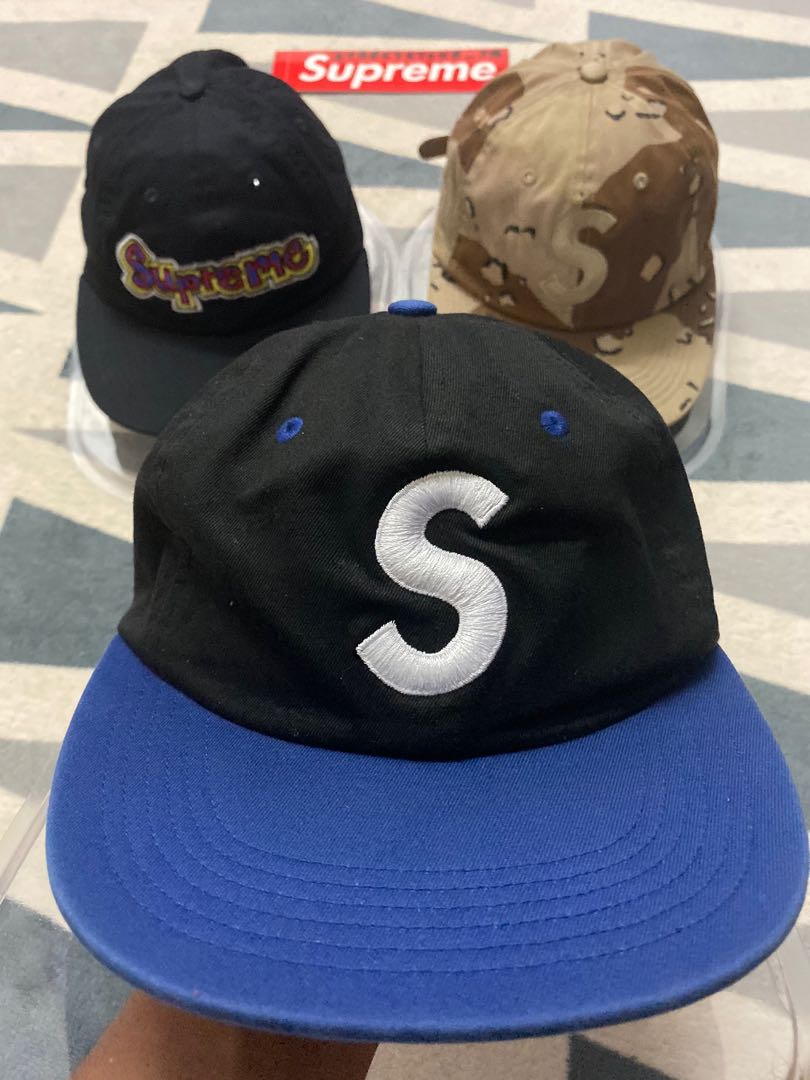 Supreme 2-Tone S Logo 6-Panel black - 帽子