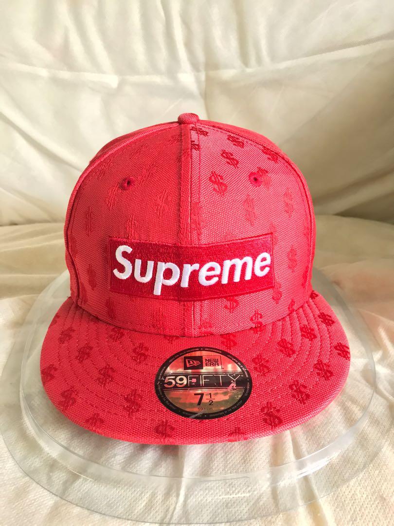 Supreme MONOGRAM BOX LOGO NEW ERA CAP帽子