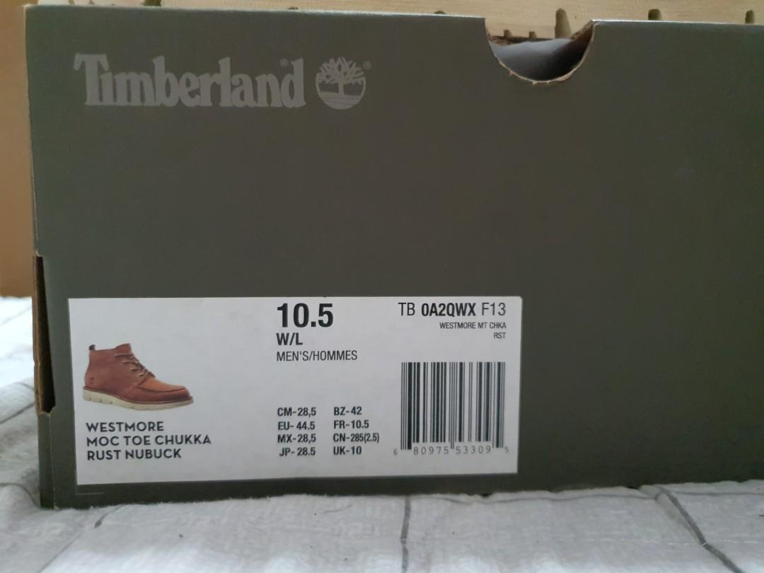 Timberland Boots westmore moc toe 