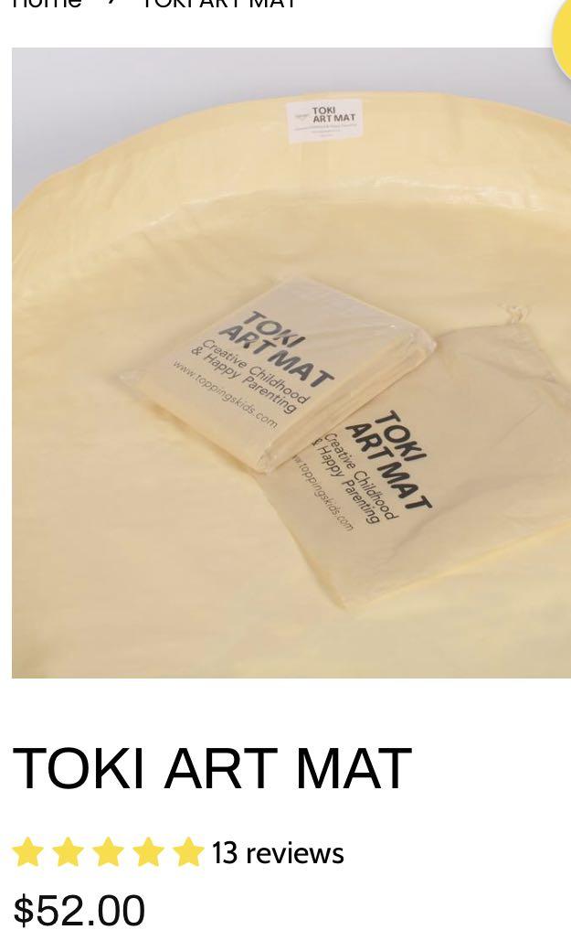 ToppingsKids Toki Art Mat L, Babies & Kids, Infant Playtime on Carousell