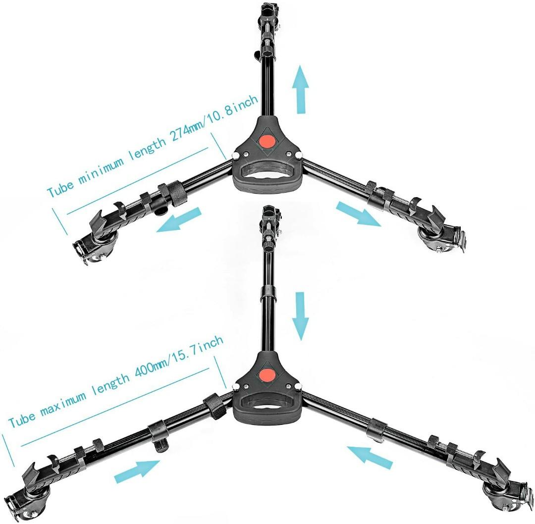 Tripod Dolly, Neewer Photography Professional Heavy Duty Tripod Dolly