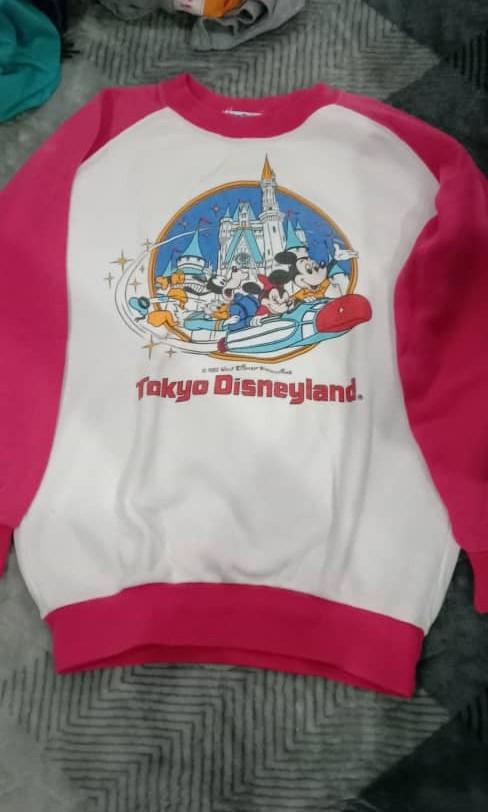 Vintage 1982 tokyo disneyland sweatshirt, Babies & Kids, Babies & Kids on Carousell