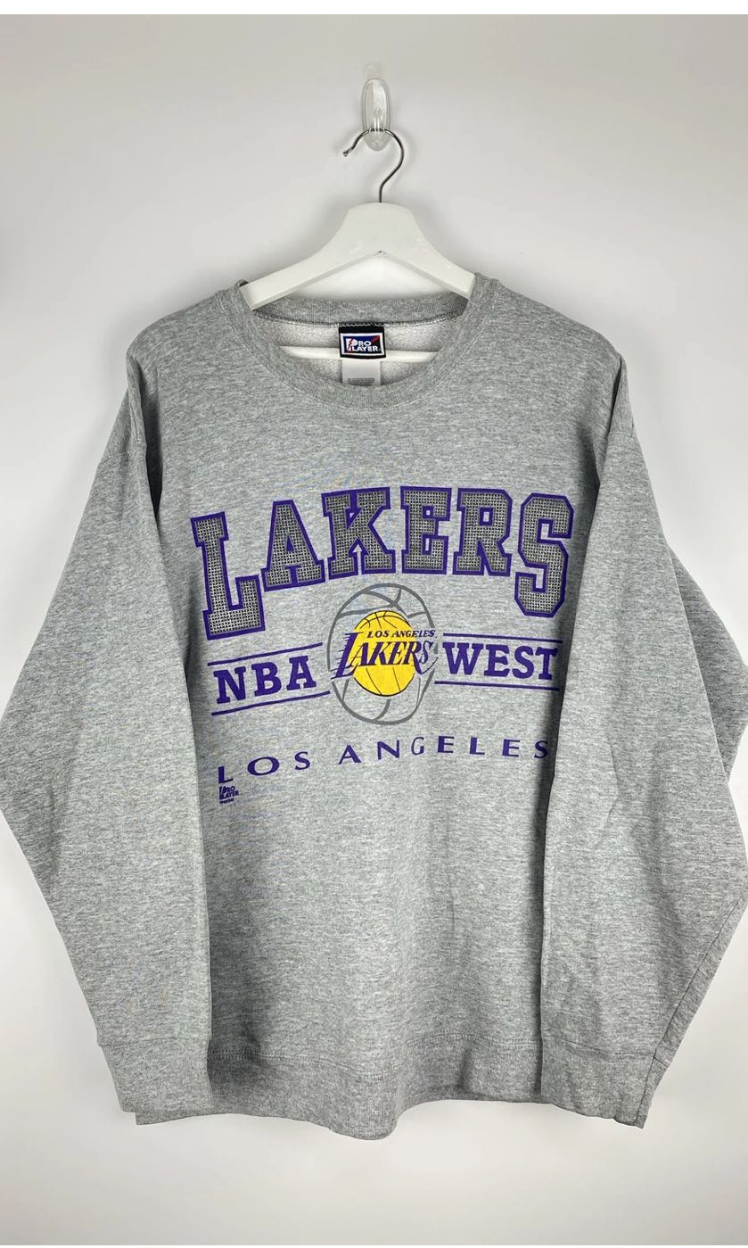 Vintage Lakers Sweatshirt Men S Fashion Clothes Tops On Carousell