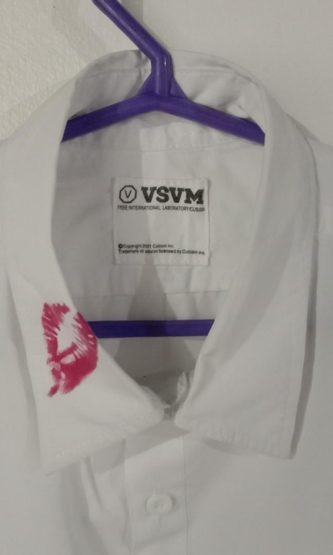 Visvim VSVM (Category: Formal Shirts) located in Manila. Submitted by msaludo (Listing ID 1039115707, Image 3). Description: mint condition for Small body built Measurement: Shoulder: 17 inches Armpit to armpit: 19 inches Length: 30 inches Arm length: 24 inches.