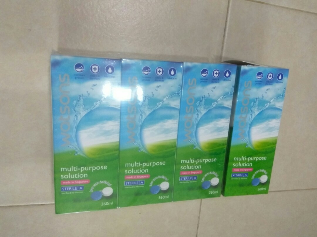 Watsons multipurpose solution for contact lens on Carousell