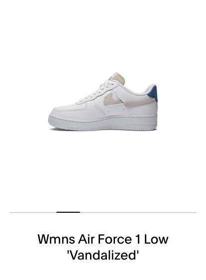 nike wmns air force 1 low vandalized