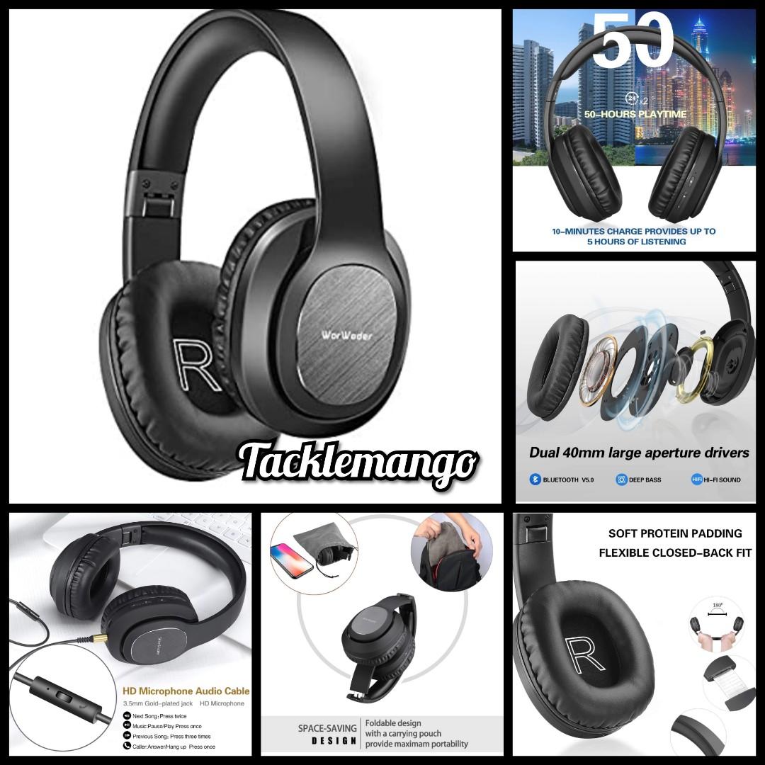 worwoder wireless headphones