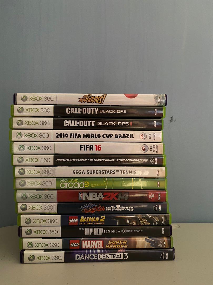 Xbox 360 Bundle ( includes Kinect sensor and 14 games) (Category: Xbox) located in Cainta. Submitted by habiier (Listing ID 1039055950, Image 2). Description: Xbox 360 Bundle -Xbox 360 E console (US version) -110V power power supply - 2 controllers - Kinect Sensor bar - 14 Xbox 360 games (seen on the picture above).