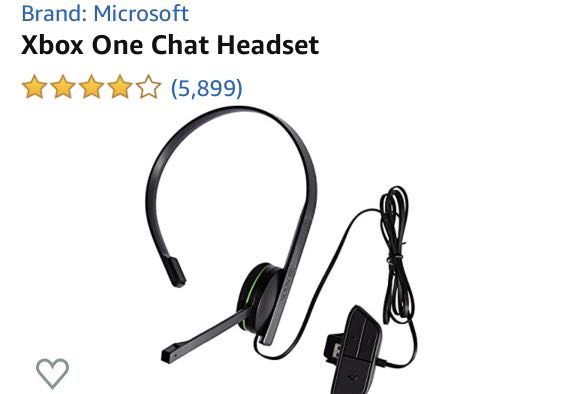 Xbox one official chat headset clearance