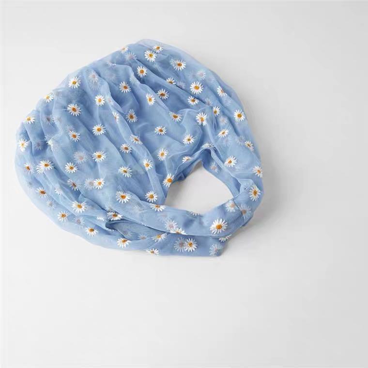 Zara blue daisy bag