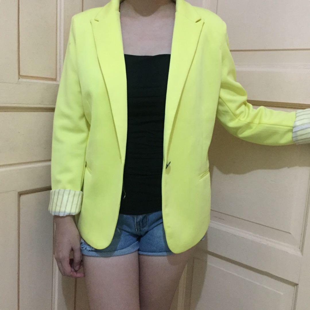 Zara neon coat clearance