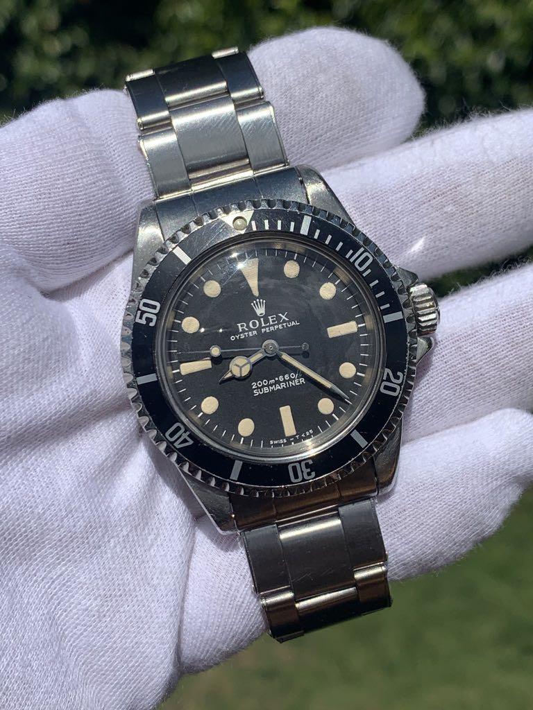 1969 Rolex Submariner 5513 Meters First 
