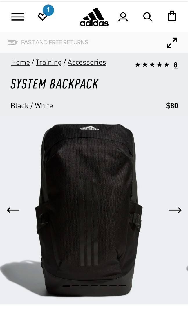 adidas system backpack