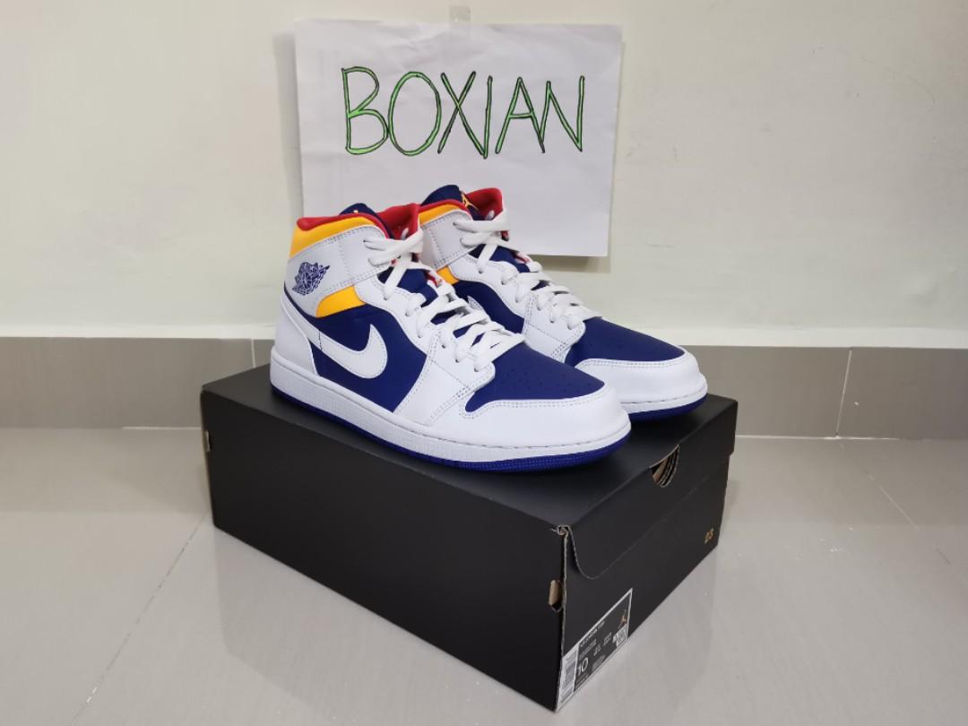 air jordan 1 mid royal blue harga