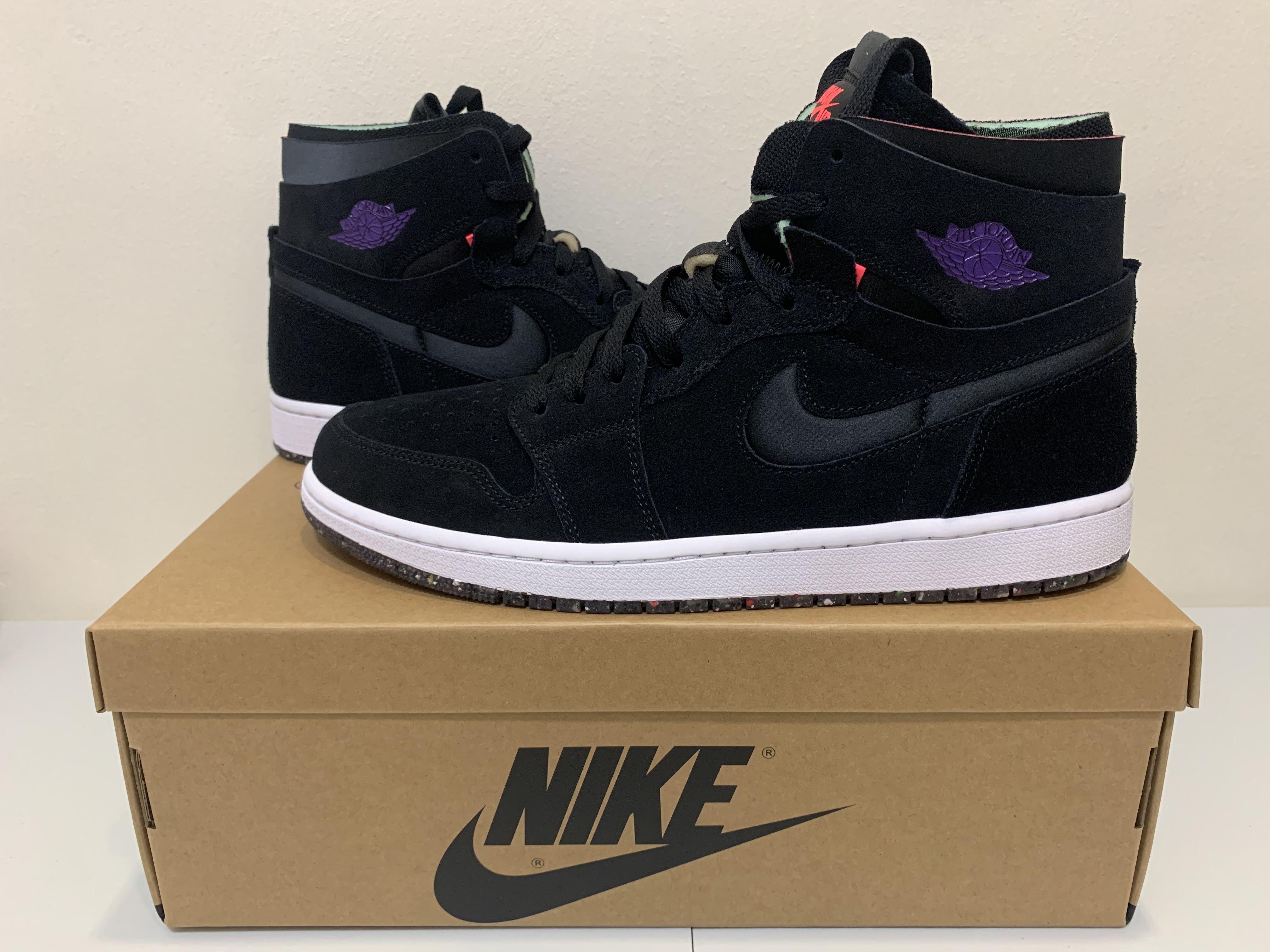 jordan 1 zoom court black