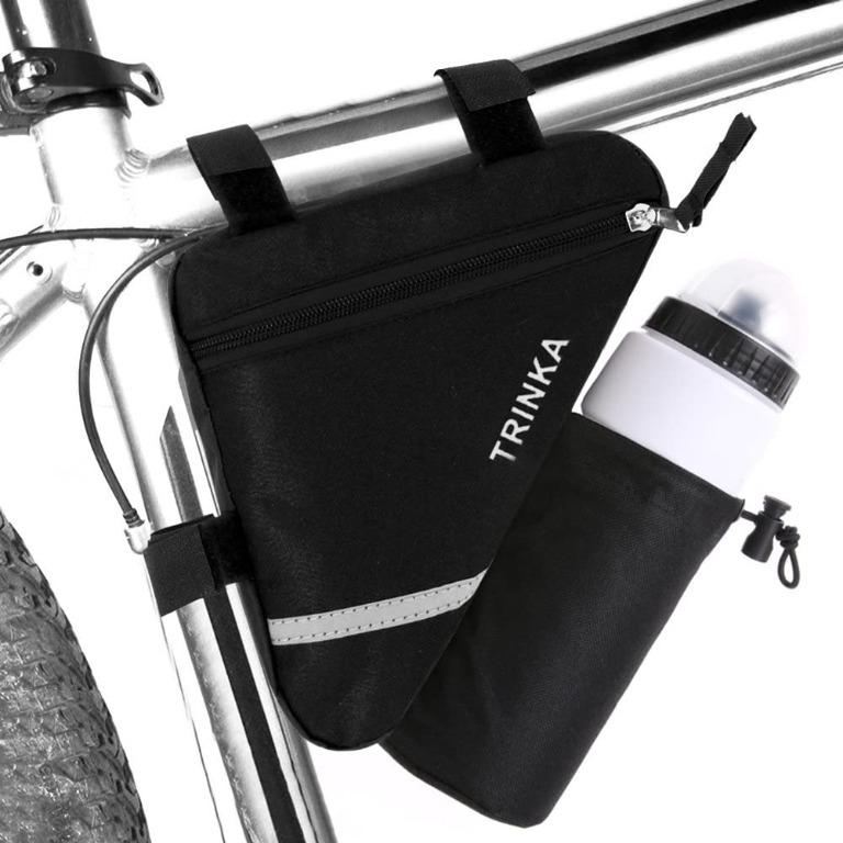 Bicycle Triangle Frame Bike Bag With Water Bottle Holder Pouch Bike Accessories Storage Bag Bicycles Pmds Parts Accessories On Carousell