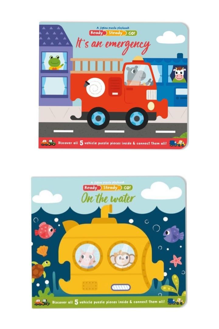 Bn Ready Steady Go Vehicle Puzzle Book Hobbies Toys Books Magazines Children S Books On Carousell