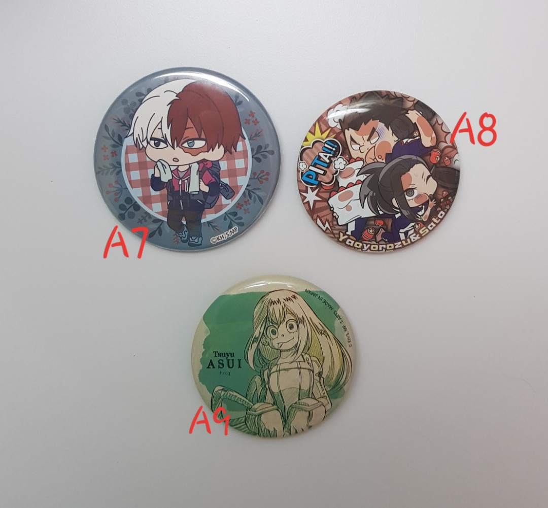 BNHA/MHA badges, Entertainment, J-pop on Carousell