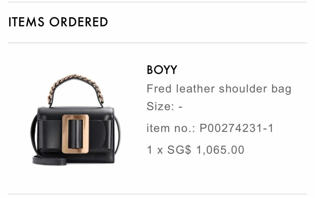 Boyy fred leather shoulder bag sales