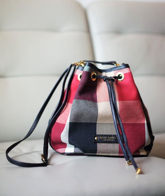 Burberry Blue Label Crestbridge Bucket Bag made in Japan Luxury