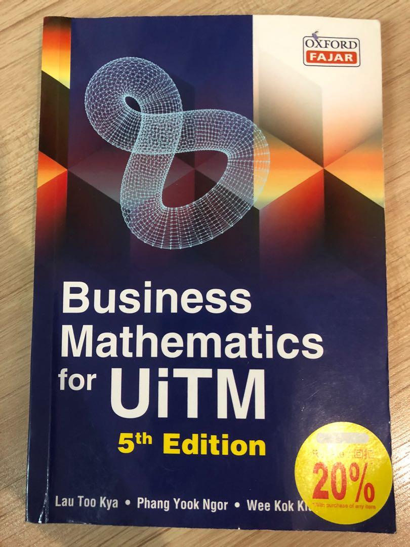 Business Mathematics For Uitm Textbooks On Carousell