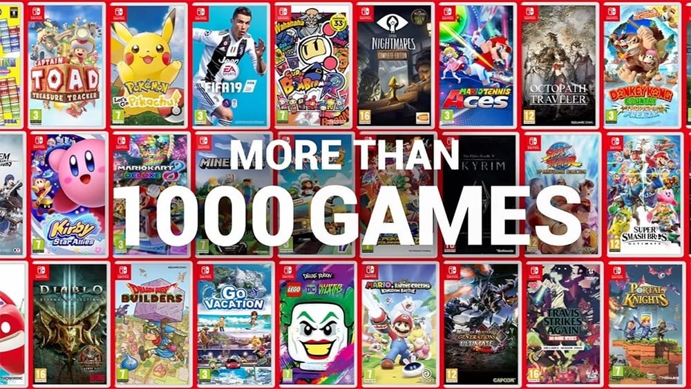 5 + 1 Digital Switch games for 100, Video Gaming, Video Games