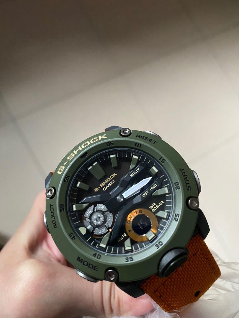 Casio Ga 2000 3adr Cordura Strap Mobile Phones Gadgets Wearables Smart Watches On Carousell