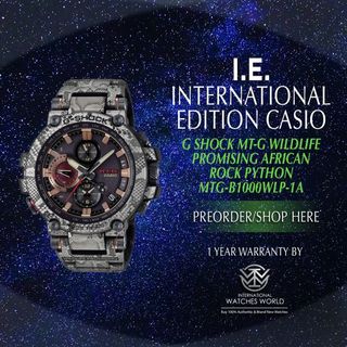CASIO INTERNATIONAL EDITION G SHOCK MT-G AND MASTER OF G Collection item 1